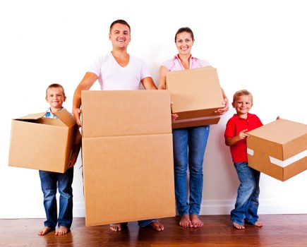 Packing and loading furniture for a domestic removals job in Limehouse