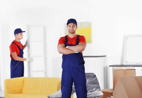 Insured and safety-focused man and van team preparing for transport