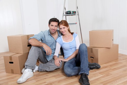 Residential flat removal service in Limehouse near riverside apartments