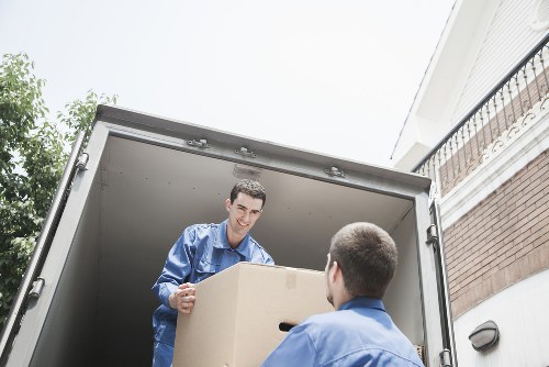 Office relocation support for Limehouse businesses with equipment and boxes