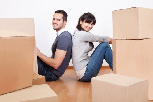 Local Limehouse removal van supporting residential and commercial moves