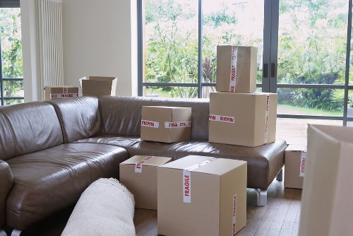 Furniture pick-up for a riverside property in Limehouse